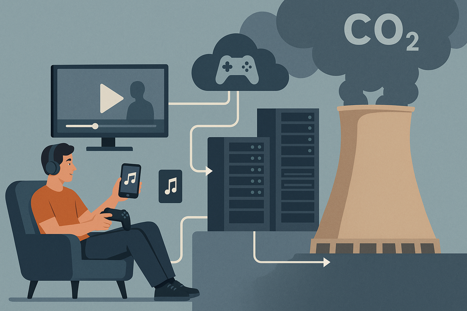Streaming, Gaming and Music: A Case Study on Digital Entertainment’s Carbon Impact