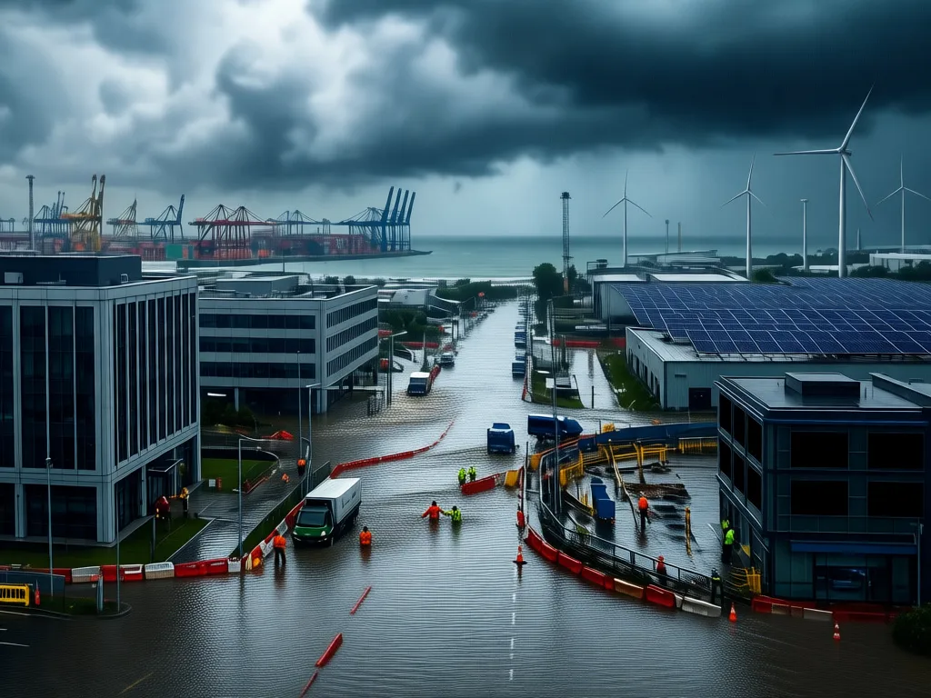 Climate risk for businesses: physical risk, transition risk and resilience planning