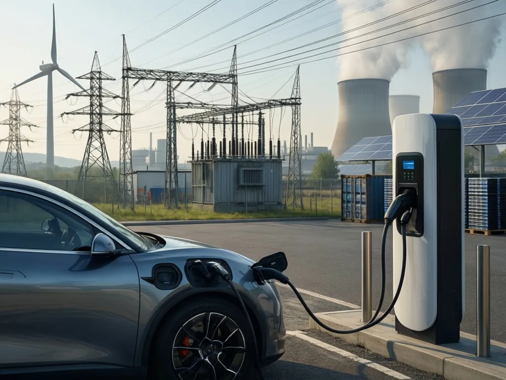 Electric Vehicle Lifecycle Emissions Explained Through Batteries, Charging and Grid Mix