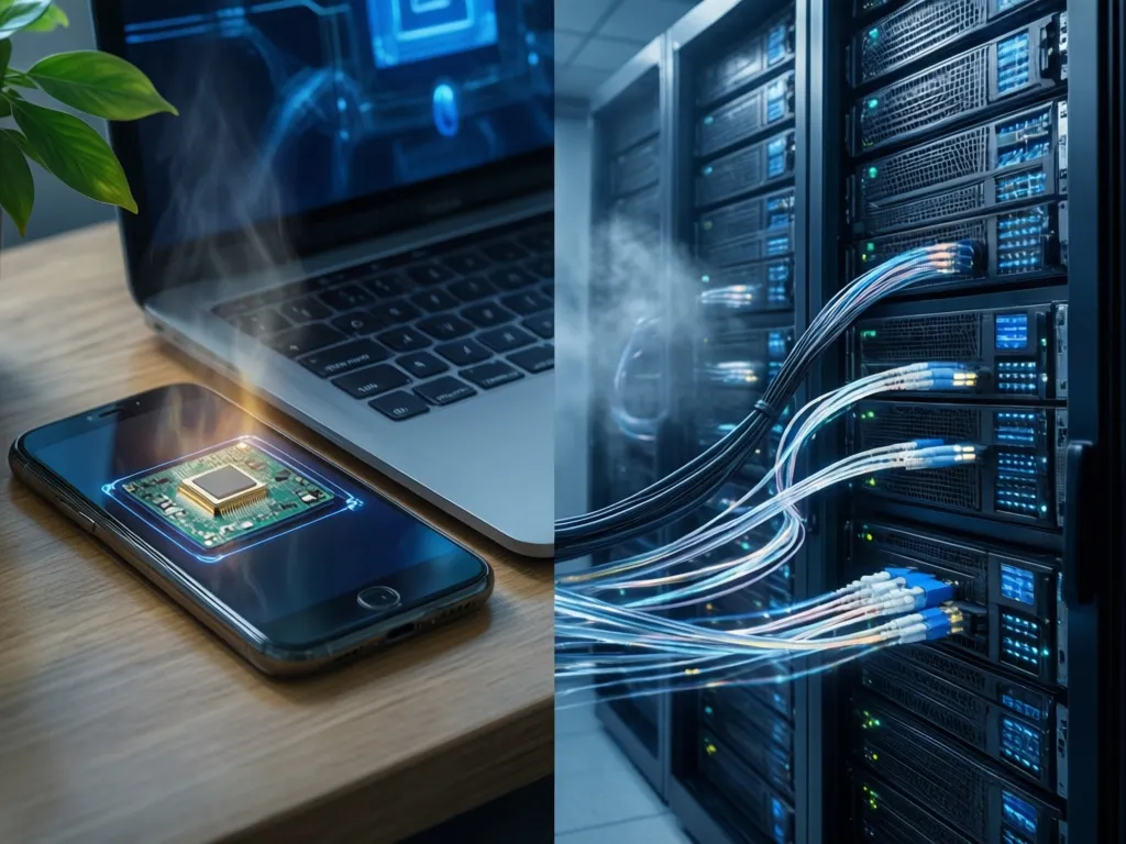 On Device AI Versus Cloud AI Sustainability Tradeoffs